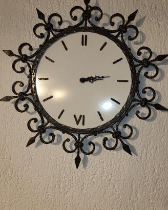 orologio ferro battuto a mano