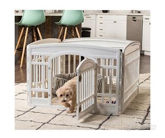 RECINTO BIANCO IN PLASTICA PER CANI INT/EST 