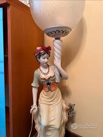 lampada da terra in ceramica di Bassano