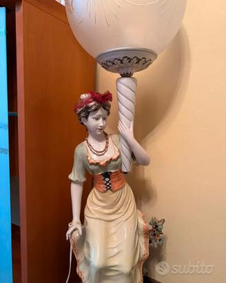 lampada da terra in ceramica di Bassano