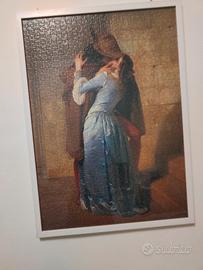 quadro fatto a puzzle incorniciato 