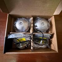 KIT 2 LUCCHETTI SICUREZZA 3 CHIAVI ANTIFURTO