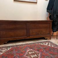 Antica cassapanca legno massello