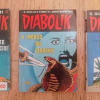 13 numeri di Diabolik - il giallo a fumetti