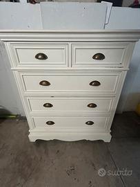 Mobile cassettiera bianco