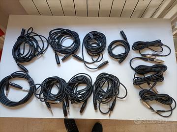 stock cavi XLR  microfono mixer