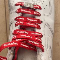 🔴 Nike Air Force 1 x Supreme White