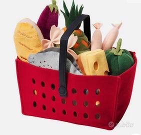 Cestino della spesa in stoffa