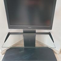 Mobile porta TV in vetro con supporto ERARD