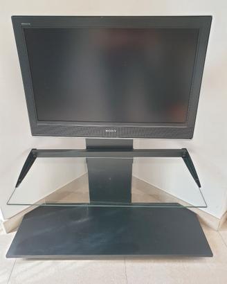Mobile porta TV in vetro con supporto ERARD