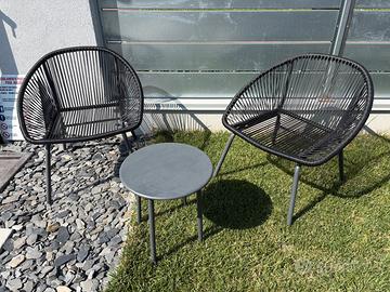 SET SALOTTO ESTERNO GIARDINO