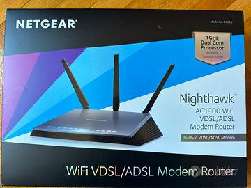 NETGEAR Nighthawk Modem router AC1900 D7000