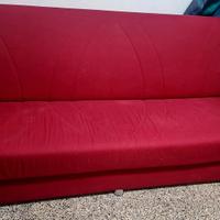 divano a 3 posti cn modalita' letto e contenitore 