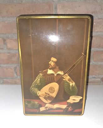 scatole anni 50/70 in lamiera decorate