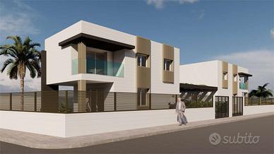 Villa nuova costruzione con giardino