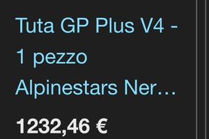 Tuta alpinestar gp plus v4