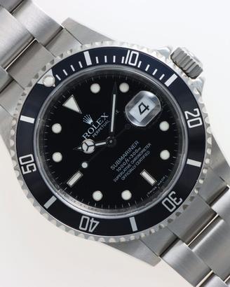 Rolex Submariner 40 16610 RRR Card ITA 2009