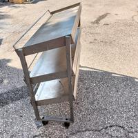 carrello mostra inox