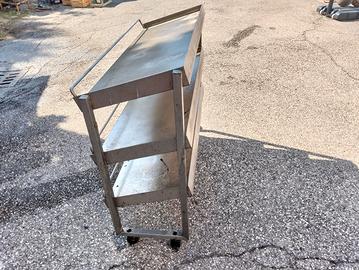 carrello mostra inox