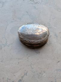 Porta pillole in argento 925