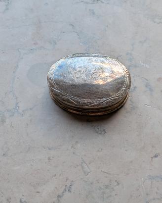 Porta pillole in argento 925