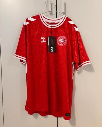 Maglia calcio Hummel Danimarca DBU vintage