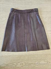 Gonna in pelle Max Mara Week end