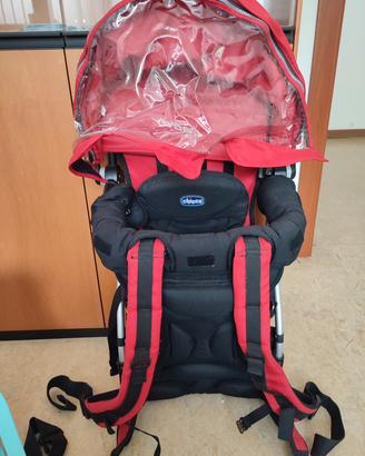 zaino montagna trasporto bimbo Chicco Caddy 