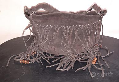 Antica borsa borsetta in pelle R.Gigli o A.Martini