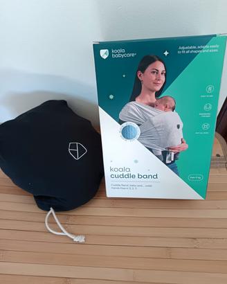 fascia porta bebè Koala Cuddle Band nera, praticam