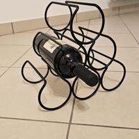 Portabottiglie acciaio nero Maisons du Monde