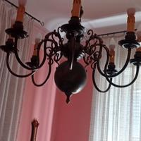 Lampadario con 8 punti luce