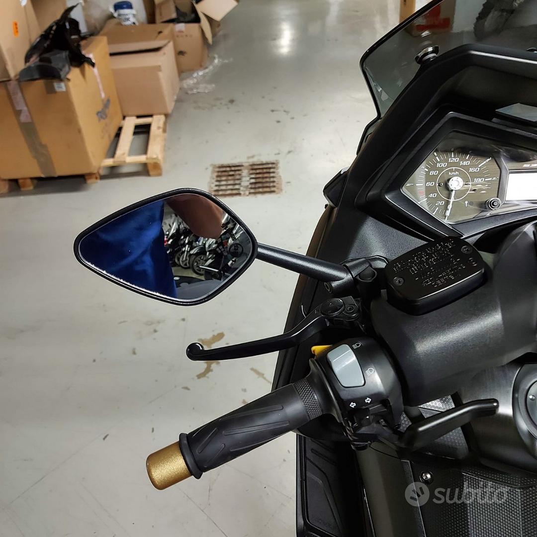 Retrovisori Neri Alluminio Specchietti Retrovisori Per Yamaha T