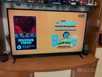 Smart tv LG 49 pollici-nero -telecomando originale