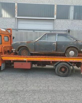 OM 50 carroattrezzi d'epoca con Fiat 124 Sport
