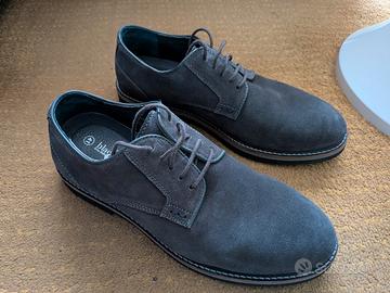 Scarpe vera pelle scamosciata grigie 41/42