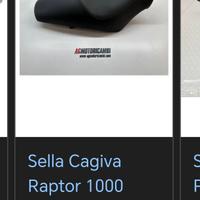  sella Cagiva Raptor 1000 immacolata, 