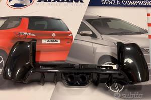 Paraurti posteriore AIXAM carbon look