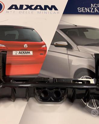 Paraurti posteriore AIXAM carbon look