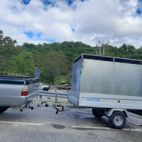 Carrello per con scatola in acciaio rimovibile