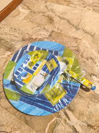 piatto torta con piattini 