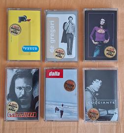 Lotto 6 musicassette "I miti musica"