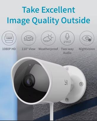 YI Outdoor 1080p telecamera da esterno