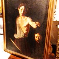 Copia dipinta ad olio del Caravaggio