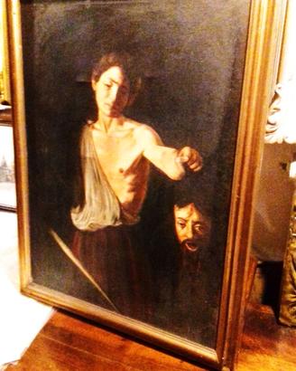 Copia dipinta ad olio del Caravaggio