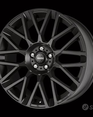 Cerchi MOMO REVENGE neri opachi da 17 Audi VW Golf