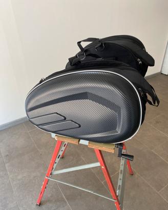 Coppia borse laterali moto