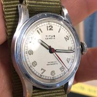 Titus Genève orologio militare WW2 vintage anni 50