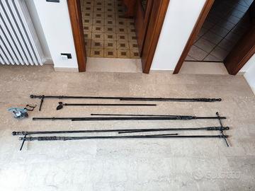 Nr.2 Bastoni per tenda doppi larghezza 240cm.