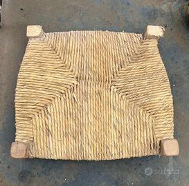 Seduta in paglia per sedia da impagliare